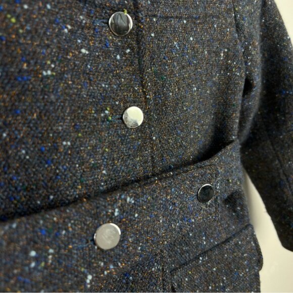 FLORA and HENRI wool silk blend COAT - Picture 2 of 5